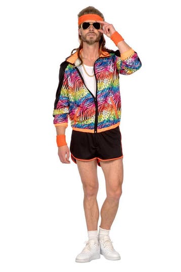 Trainingspak Dierenprint Regenboog Kort Man, Ophalen of Verzenden, Nieuw