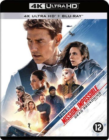 Mission Impossible dead reckoning part 14k ultra hd (blu-ray, Cd's en Dvd's, Ophalen of Verzenden, Zo goed als nieuw