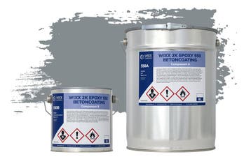 Wixx 2K Epoxy 550 Betonverf RAL 7046 | Telegrijs 2 5L, Verzenden, Nieuw, Verf, Grijs
