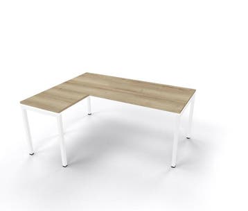 N-poot hoekbureau, 180x160cm, Zakelijke goederen, Overige plaatsen, Ophalen of Verzenden, Nieuw in verpakking, Bureau