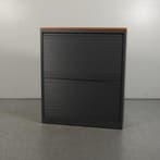 Roldeurkast Kinnarps - Antraciet - 140 x 120 cm - Beuken, Ophalen of Verzenden, Nieuw