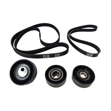 Serpentine Belt Tensioner Idler poelie Kit geschikt voor..., Auto-onderdelen, Motor en Toebehoren, Verzenden, Nieuw, BMW