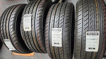 215/55R17 98W Ovation 7.5mm . 4 stuks, Auto-onderdelen, Ophalen, 215 mm, Nieuw, 17 inch