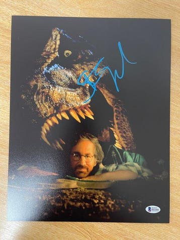 Jurassic Park - Steven Spielberg Signed (35.6 × 27.9 cm), Nieuw