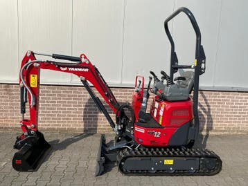 Yanmar ViO12 minigraver graafmachine compact 1.2 ton, Ophalen of Verzenden, Graafmachine