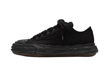 Maison Mihara Yasuhiro Peterson 23 OG Sole Canvas Low Black, Nieuw