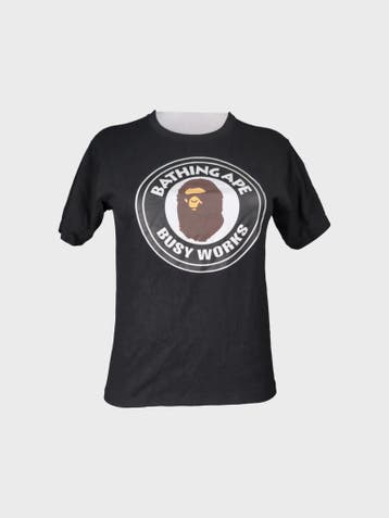 A Bathing Ape T-shirt Dames maat M Zwart, Maat 38/40 (M), Zwart, Ophalen of Verzenden, Zo goed als nieuw
