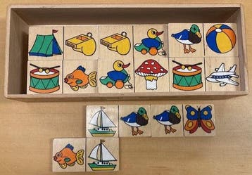 Educo Prenten domino, Verzenden, Nieuw