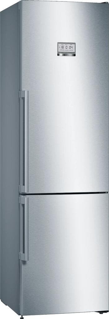 Koelvriescombinatie Bosch KGF39EI46 203 cm 343 liter A+++, 200 liter of meer, 60 cm of meer, Met aparte vriezer, Refurbished