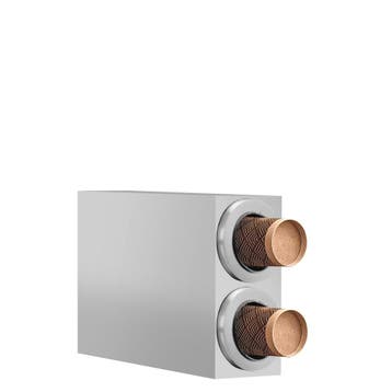 GGM Gastro | Dubbele bekerdispenser - RVS - Ø81-89mm |, Verzenden