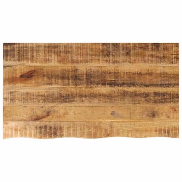 vidaXL Tafelblad met natuurlijke rand 120x60x2,5 cm massief, Huis en Inrichting, Tafels | Eettafels, Verzenden, Nieuw