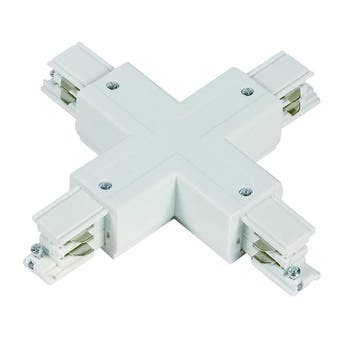 3-fase rail | X-connector wit, Verzenden, Nieuw, Overige fittingen