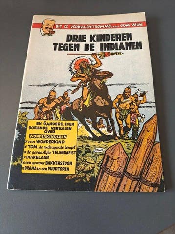 Oom Wim - DRIE KINDEREN TEGEN DE INDIANEN - 1 Comic - Eerste, Nieuw