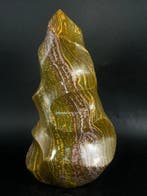 Ocean Jasper Flame – Gouden aardetinten met roze orbiculaire