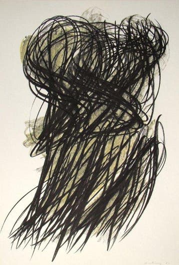 Hans Hartung (1904-1989) - Pastel P. 1960-166, Antiek en Kunst