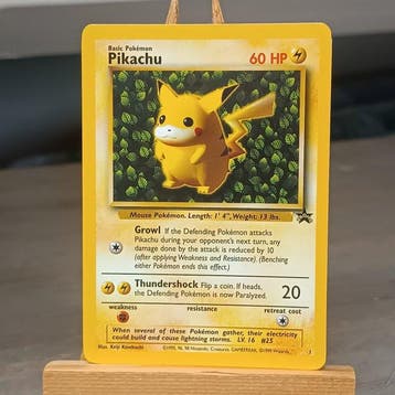Pokémon - 1 Card - Pikachu Promo - WOTC, Hobby en Vrije tijd, Nieuw