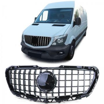 Grill Mercedes Sprinter W906 Facelift 13-18 Chroom AMG Look, Auto-onderdelen, Ophalen of Verzenden, Nieuw