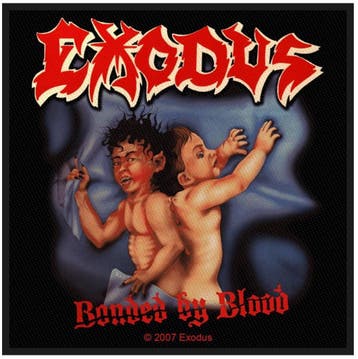 Exodus - Bonded By Blood - patch officiële merchandise, Ophalen of Verzenden, Nieuw, Kleding