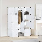 vidaXL Kast met 9 compartimenten modulair 109x36,5x143 cm, Huis en Inrichting, Kasten | Kledingkasten, Verzenden, Nieuw