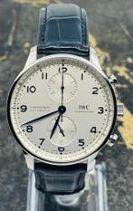 IWC Portugieser Chronograph 41mm - Silver Dial - IW371605, Nieuw, Overige materialen, Polshorloge, Overige merken