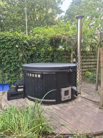 Twentse hottub,  super kwaliteit voor de laagste prijs, Ophalen of Verzenden, Nieuw, Trap, Vast