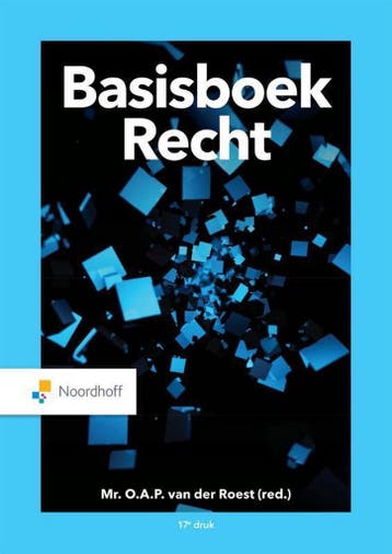 9789001747640 Basisboek Recht | Tweedehands, Boeken, Verzenden, Zo goed als nieuw, O.A.P. van der Roest