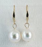 Zonder minimumprijs - Oorbellen - 18 karaat Geel goud Parel, Sieraden, Tassen en Uiterlijk, Oorbellen, Nieuw