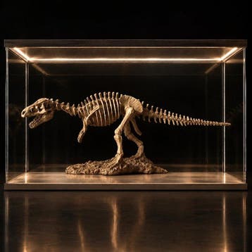 Tyrannosaurus rex XXL - Fossiel skelet - 45 cm (Zonder