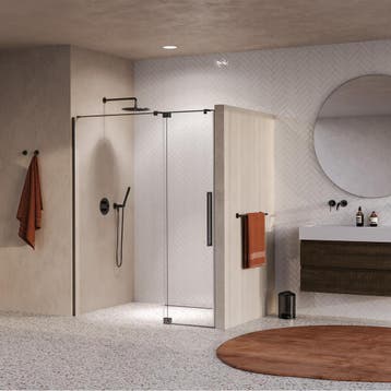 Brauer Stellar - Nisdeur - 2-Delig - Draaiend - Helder Glas, Ophalen of Verzenden, Nieuw, Rvs