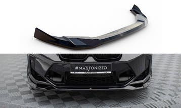 Voorspoiler V.2 BMW X3M F97 FL Maxton Glans Zwart, Ophalen of Verzenden, Nieuw