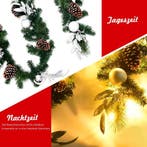 Guirlande met verlichting - Kerstslinger - Kerstversiering -, Huis en Inrichting, Woonaccessoires | Kransen, Verzenden, Zo goed als nieuw