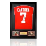 Manchester United - Signed by Eric Cantona - Voetbalshirt, Nieuw