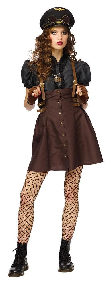 Steampunk Stewardess kostuum, Kleding | Dames, Carnavalskleding en Feestkleding, Nieuw, Ophalen of Verzenden