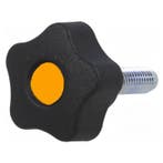 M12 x 20 draadeind met sterknop - diameter 50mm, Doe-het-zelf en Verbouw, IJzerwaren en Bevestigingsmiddelen, Ophalen of Verzenden