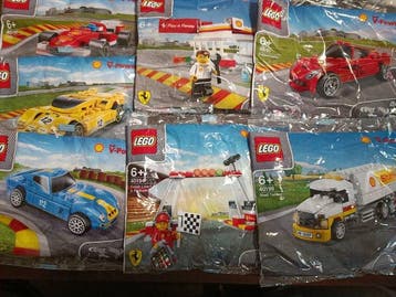 Lego Set - Cars - Lego Shell V Power Ferrari Set, Nieuw
