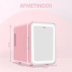 Mini koelkast - Skincare Fridge - Frigobox - 4 Liter - Roze, Witgoed en Apparatuur, Koelkasten en IJskasten, Verzenden, Zo goed als nieuw