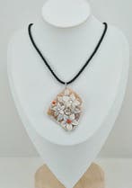 Koraal - Zilver - Cameo - Handgesneden camee, Antiek en Kunst