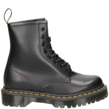Dr. Martens 1460 Smooth veterboots voor dames in het Zwart, Verzenden, Zwart, Lage of Enkellaarzen, Nieuw