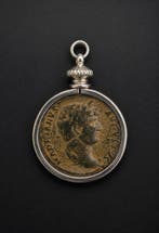 Oud-Romeins, Keizerrijk Brons Coin pendant (Zonder