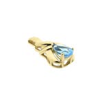 Gouden hanger met topaas (Hanger of bedel), Ophalen of Verzenden, Gebruikt, Goud, Overige merken