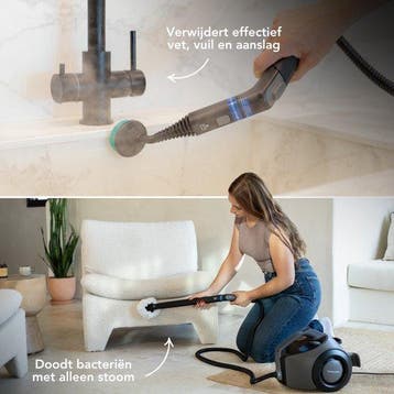 2dekans | Techweise TS2 - Stoomreiniger - 4 Bar 1800 W - 26, Huis en Inrichting, Schoonmaakartikelen, Ophalen of Verzenden