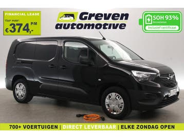 Opel e-Combo 50 kWh L2 | Snelladen | SOH 93% | 3 Zits |, Automaat, Zwart, Elektrisch, Opel