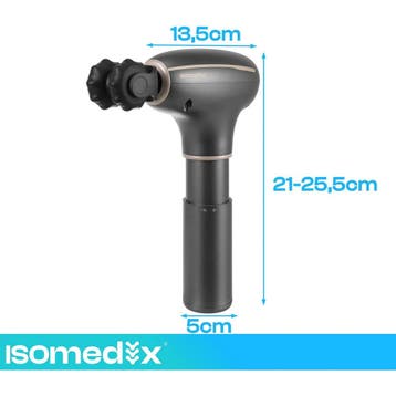 Isomedix Massagepistool met Warm Koud Kop, 30 Snelheden,..., Ophalen of Verzenden, Nieuw