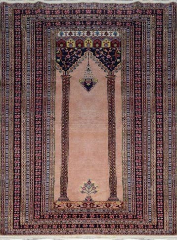 Vloerkleed - 183 cm - 123 cm - Mirhab, Nieuw