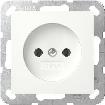 Gira Systeem 55 Niet-Geaarde Stopcontact 16A 250V Puur Wit -, Verzenden, Nieuw, Overige typen