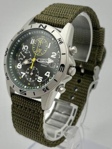Seiko - Chronograph - Zonder minimumprijs - SND377P2 - Heren