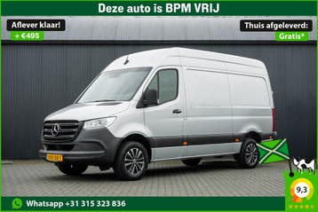 Mercedes-Benz Sprinter 316CDI L2H2 | 163 PK | 3-Zits |, Stof, Gebruikt, Mercedes-Benz, Lease