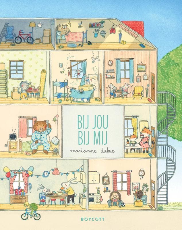 Bij Jou, Bij Mij | Marianne Dubuc | Nieuw, Boeken, Kinderboeken | Baby's en Peuters, Nieuw, Ophalen of Verzenden