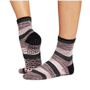 Tavi Aria Yoga Ankle Grip Socks  Zwart/Rose - 39-43, Verzenden, Nieuw, Kleding