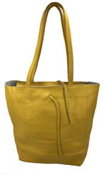 Gele Vera Pelle leren shopper, Verzenden, Nieuw